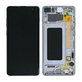 Samsung Galaxy S10 Plus G975F - LCD Display + Touchscreen Front Glas + Rahmen (Prism Black) OLED