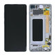 Samsung Galaxy S10 Plus G975F - LCD Display + Touchscreen Front Glas + Rahmen (Prism Black) TFT