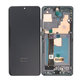 Samsung Galaxy S20 Ultra G988F - LCD Display + Touchscreen Front Glas + Rahmen (Cosmic Black) OLED