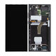 Samsung Galaxy S22 Ultra S908B - LCD Display + Touchscreen Front Glas + Rahmen (Phantom Black) TFT