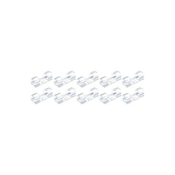 FixPremium - Kabelorganisator - Clip - 10er Set, transparent