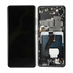 Samsung Galaxy S21 Ultra G998B - LCD Display + Touchscreen Front Glas + Rahmen (Phantom Black) OLED