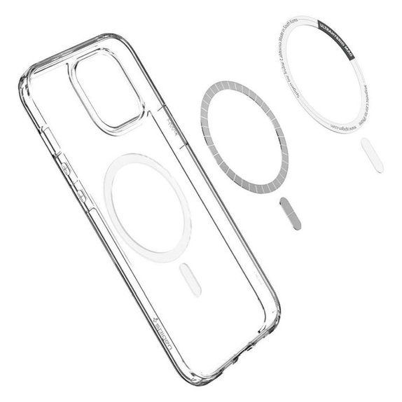 Spigen - Hülle Ultra Hybrid mit MagSafe für iPhone 12 Pro Max, weiss