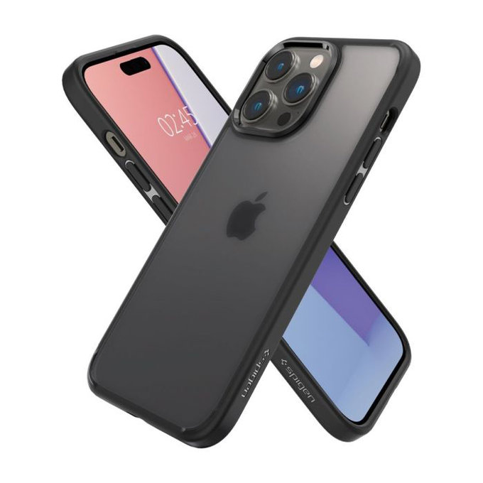 Spigen - Hülle Ultra Hybrid für iPhone 14 Pro, Frost Black