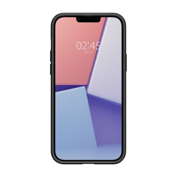 Spigen - Hülle Liquid Air für iPhone 14, schwarz