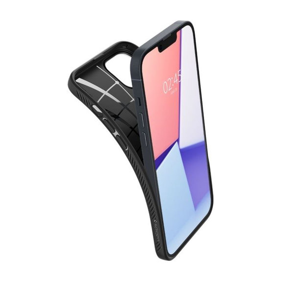 Spigen - Hülle Liquid Air für iPhone 14, schwarz