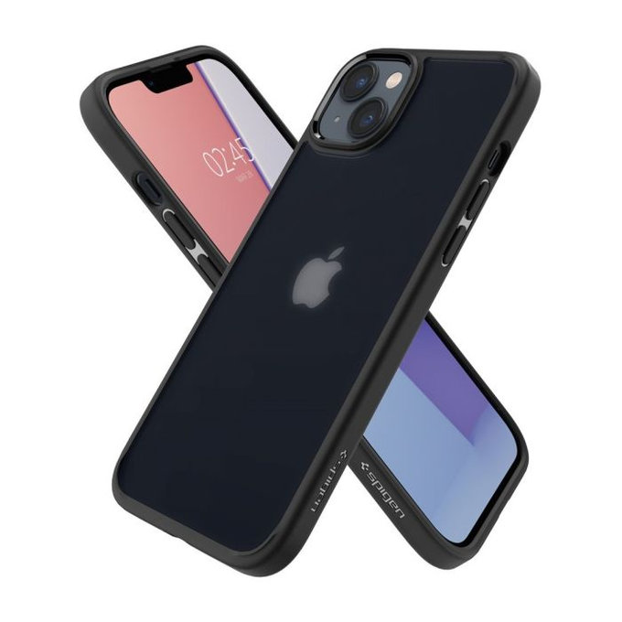 Spigen - Hülle Ultra Hybrid für iPhone 14, Frost Black