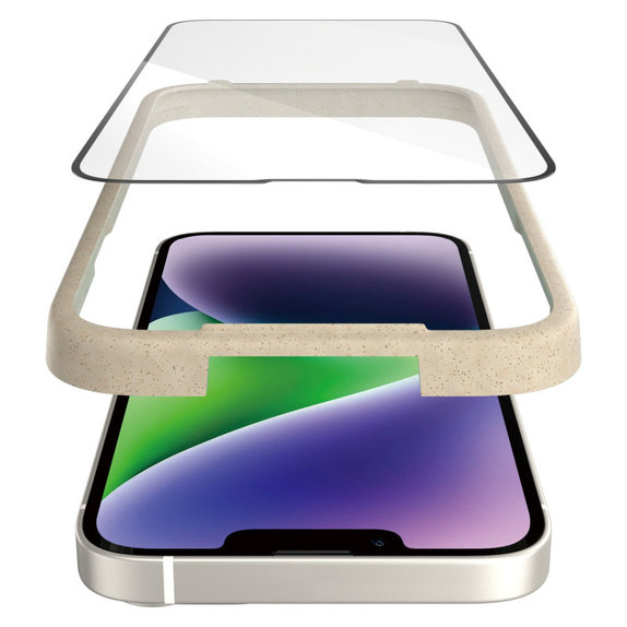 Schutzglas UWF AB mit Applikator für iPhone 14 Plus/13 Pro Max, Schwarz, PanzerGlass