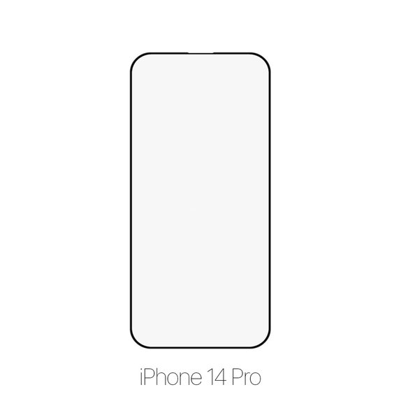 FixPremium FullCover Glass - Gehärtetes Glas für iPhone 14 Pro