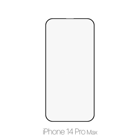 FixPremium FullCover Glass - Gehärtetes Glas für iPhone 14 Pro Max