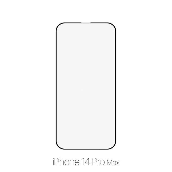 FixPremium FullCover Glass - Gehärtetes Glas für iPhone 14 Pro Max
