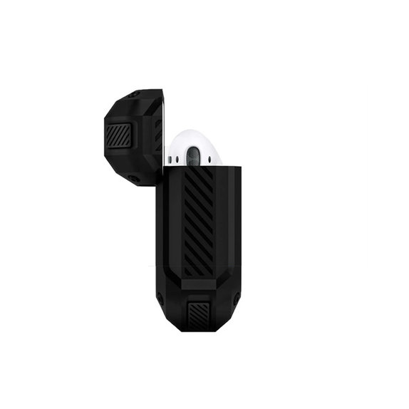 FixPremium - Fall Unbreakable für AirPods 1 und 2, schwarz