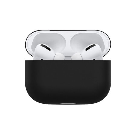 FixPremium - Silikonhülle für AirPods Pro, schwarz