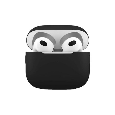 FixPremium - Silikonhülle für AirPods 3, schwarz