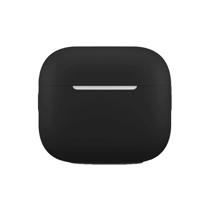 FixPremium - Silikonhülle für AirPods 3, schwarz
