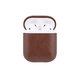FixPremium - Etui aus Kunstleder für AirPods 1 und 2, braun