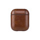 FixPremium - Etui aus Kunstleder für AirPods 1 und 2, braun