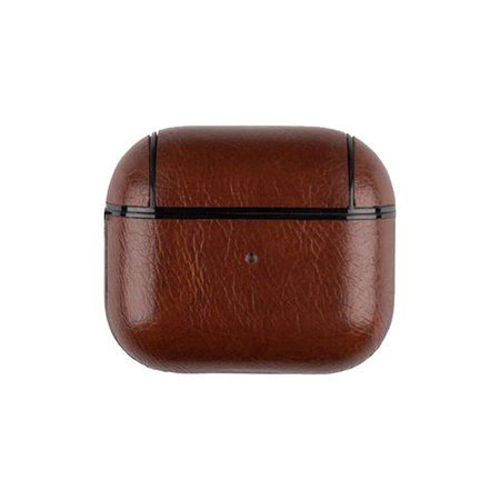 FixPremium - Etui aus Kunstleder für AirPods 3, braun