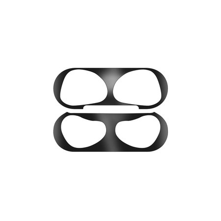 FixPremium - Staubaufkleber für AirPods 3, schwarz