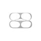 FixPremium - Staubaufkleber für AirPods Pro, silber