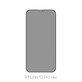 FixPremium Privacy Anti-Spy Glass - Gehärtetes Glas für iPhone 12 Pro Max