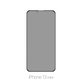 FixPremium Privacy Anti-Spy Glass - Gehärtetes Glas für iPhone 13 mini