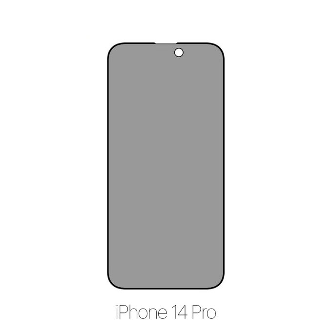 FixPremium Privacy Anti-Spy Glass - Gehärtetes Glas für iPhone 14 Pro