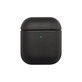 FixPremium - Lederetui für AirPods 1 und 2, schwarz