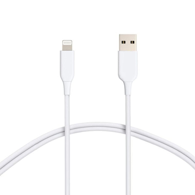 Lightning / USB kabel, 1 m, kompatibel mit Apple, bulk