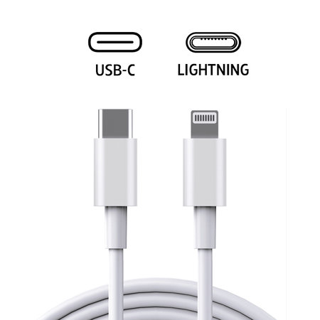 Lightning / USB-C kabel, 1 m, kompatibel mit Apple, bulk