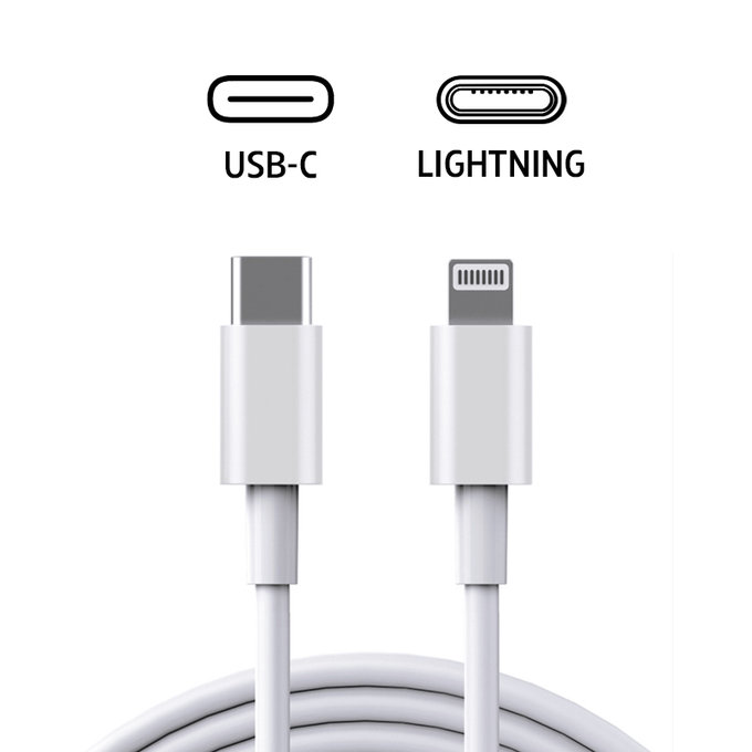 Lightning / USB-C kabel, 1 m, kompatibel mit Apple, bulk
