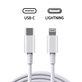 Lightning / USB-C kabel, 2 m, kompatibel mit Apple, bulk
