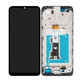 Motorola Moto E22i, E22 - LCD Display + Touchscreen Front Glas + Rahmen (Black) - 5D68C21594 Genuine Service Pack