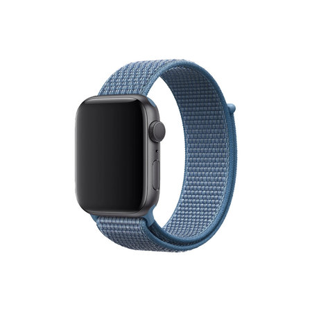 FixPremium - Nylonband für Apple Watch (42, 44, 45 und 49mm), blau