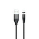 FixPremium - Lightning / USB Magnetisches Kabel (1m), schwarz