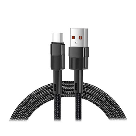 FixPremium - USB-C / USB Kabel mit Schnellladung (2m), schwarz