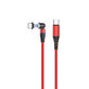 FixPremium - USB-C / USB-C Magnetisches Kabel (1m), rot