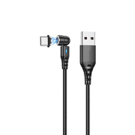 FixPremium - USB-C / USB Magnetisches Kabel (1m), schwarz