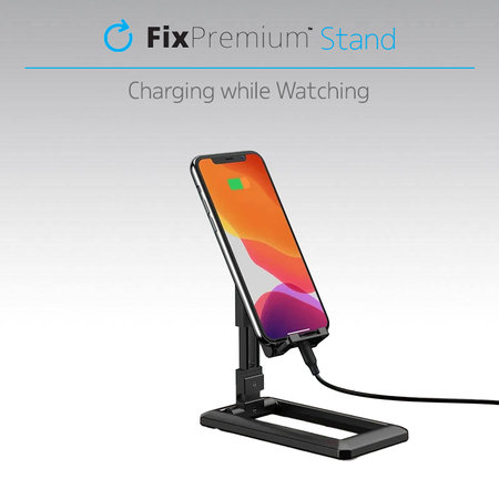 FixPremium - Stand für Smartphone/Tablet, schwarz