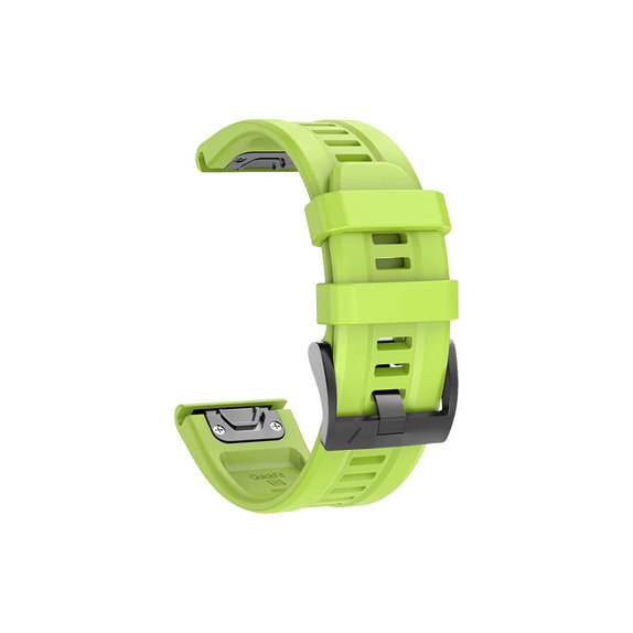 FixPremium - Silikonband für Garmin (QuickFit 26mm), grün