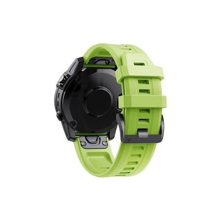FixPremium - Silikonband für Garmin (QuickFit 26mm), grün