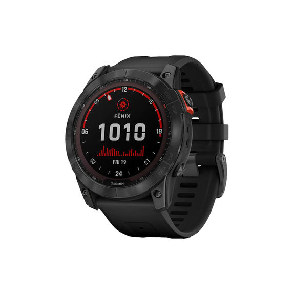 FixPremium - Silikonband für Garmin (QuickFit 22mm), schwarz