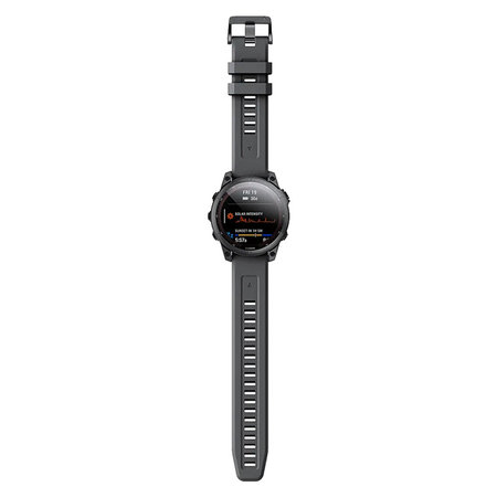FixPremium - Silikonband für Garmin (QuickFit 26mm), schwarz