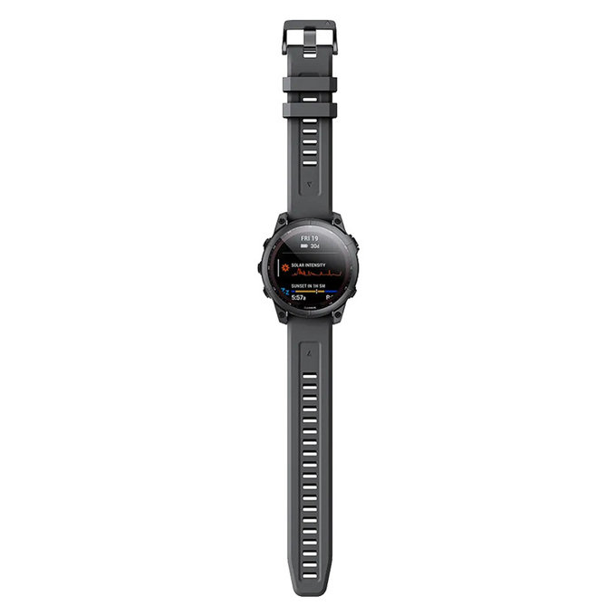 FixPremium - Silikonband für Garmin (QuickFit 26mm), schwarz