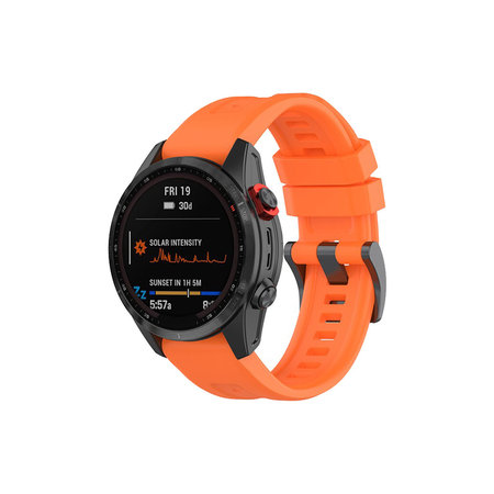 FixPremium - Silikonband für Garmin (QuickFit 26mm), orange