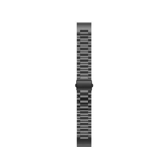 FixPremium - Edelstahlarmband für Garmin (QuickFit 26mm), schwarz