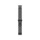 FixPremium - Edelstahlarmband für Garmin (QuickFit 26mm), schwarz