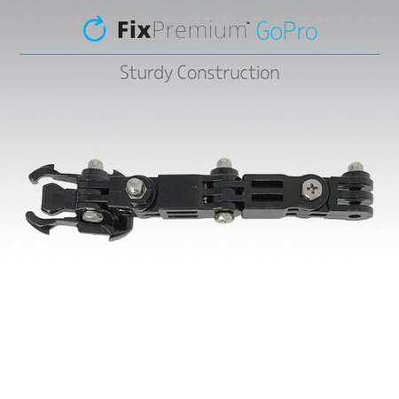 FixPremium - Dreiarmiger Halter für GoPro, schwarz