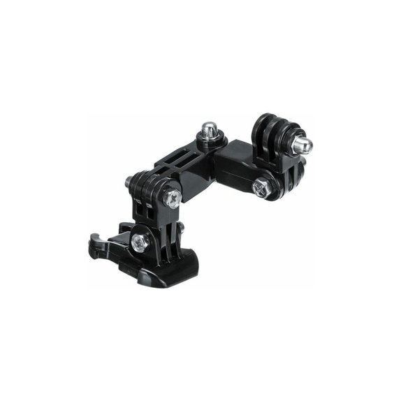 FixPremium - Dreiarmiger Halter für GoPro, schwarz