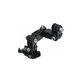 FixPremium - Dreiarmiger Halter für GoPro, schwarz